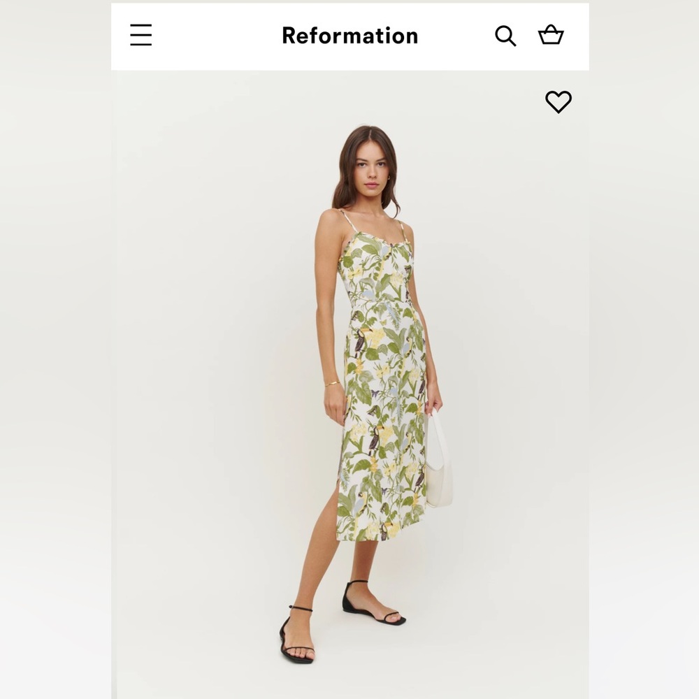 Reformation NWT Cassandra dress size 10